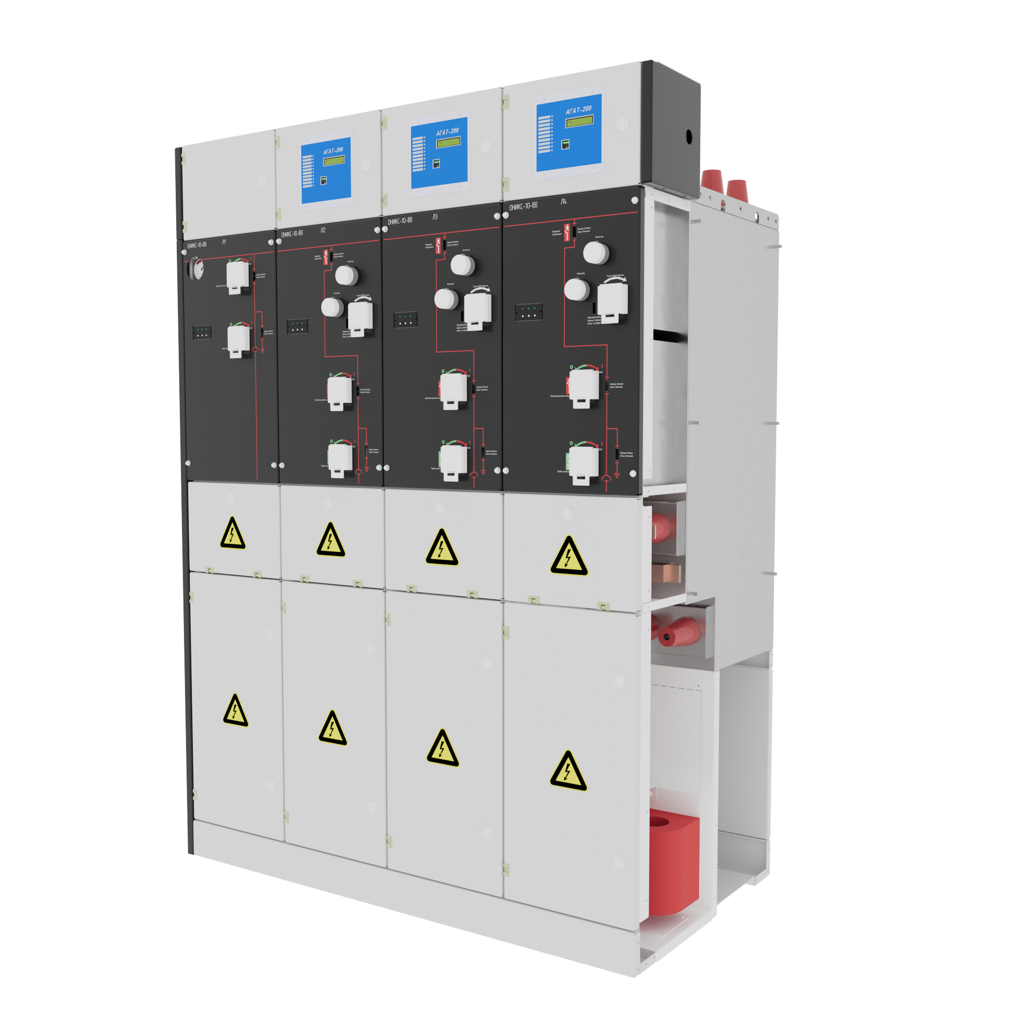 Комплектное распределительное устройство с элегазовой изоляцией КРУЭ «Оникс» 10-В 6(10) кВ.