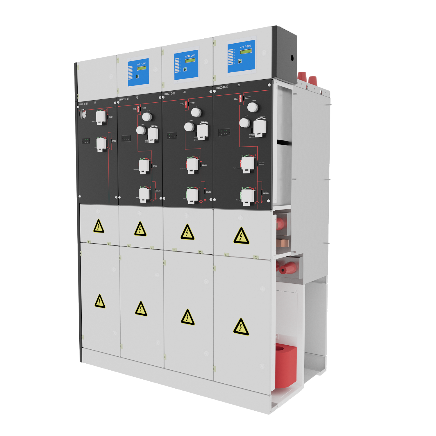 Комплектное распределительное устройство с элегазовой изоляцией КРУЭ «Оникс» 10-В 6(10) кВ.